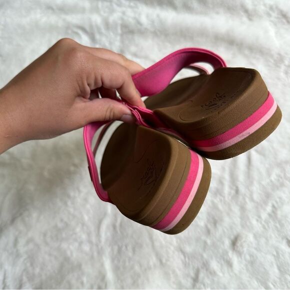Reef Horizon Hi Sandal Pink Girl’s Size 3 - Picture 9 of 15
